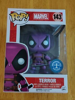 Funko Pop Marvel 143 Terror Underground Toys Exclusive Deadpool Mercs For Money